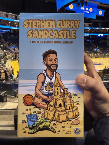 Stephen Curry 2025 Sandcastle Bobblehead SGA